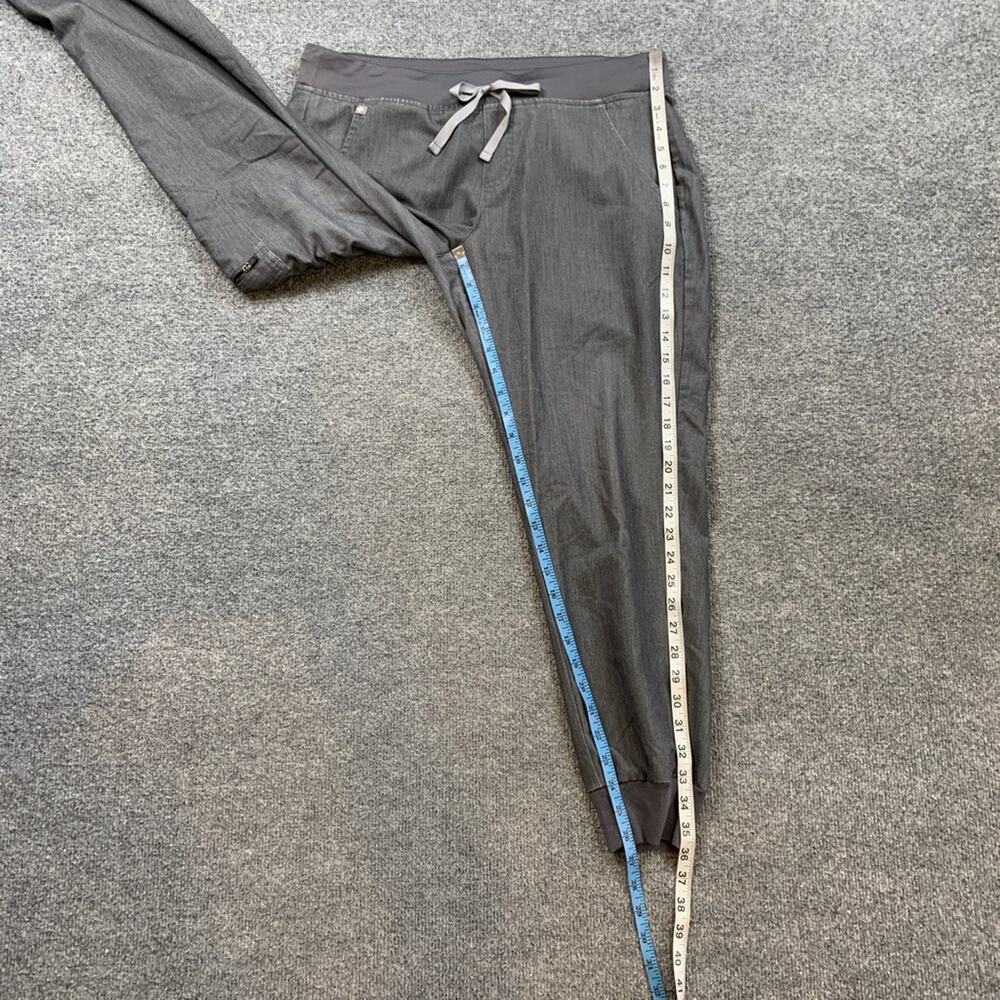 Figs Joggers Womens M Medium Gray Zamora Scrub Stretch Cargo Drawstring Pants - Picture 7 of 14